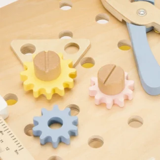 Drevená dielňa na náradie s tabuľou 27 ks.