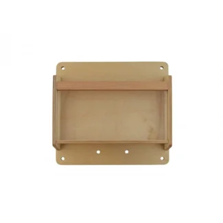 Drevená krabica na predmety 40 cm - tabuľa STEM veda a kreativita