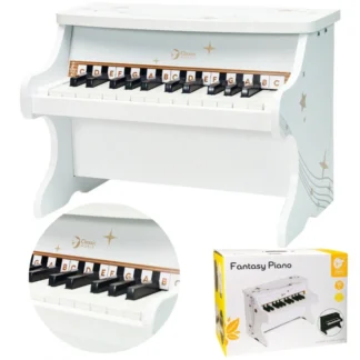 Drevený klavír pre deti + učebnica