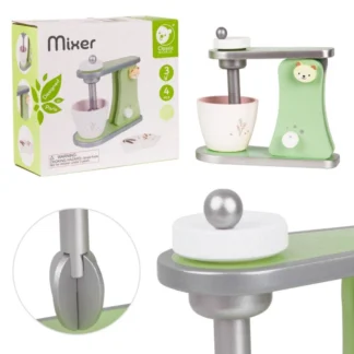 Drevený mixér s medvedíkom