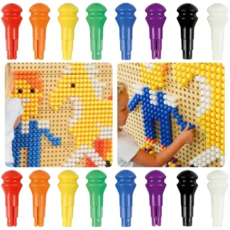 Farebné kolíky na vedeckú tabuľu 512 kusov 8 farieb