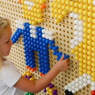 Farebné kolíky na vedeckú tabuľu 512 kusov 8 farieb