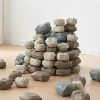 Flexibilná guľôčková dráha + gumené stavebné kamene 98 ks.