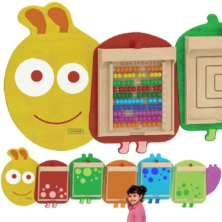 Flexibilný nástenný montážny systém pre 5 vzdelávacích tabúľ - Caterpillar