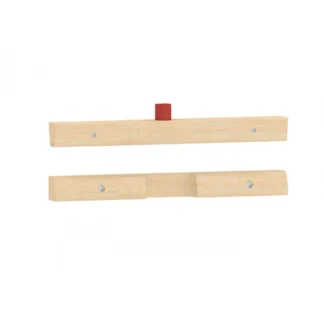 Horný a dolný nosník pre montáž 1 flexibilnej vzdelávacej tabule