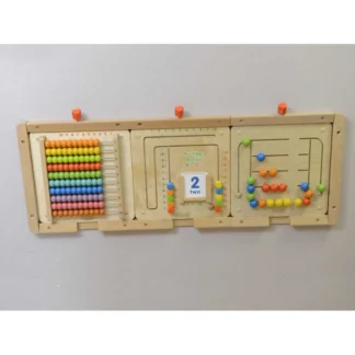 Horný a dolný nosník pre montáž 1 flexibilnej vzdelávacej tabule