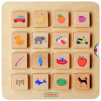 Hra na nájdenie tieňov, párovanie, rozpoznávanie predmetov, Montessori