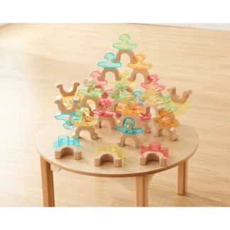 Hra s vyvažovacími figúrkami, abecedné figúrky, 26 ks.