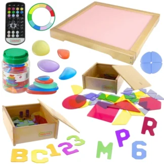 LED svetelný panel so zmenou farby s diaľkovým ovládaním + sada príslušenstva