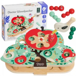 Magnetická hra na zručnosť Chyť chrobáka 16 ks.