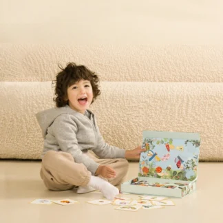 Magnetické puzzle Zvieratá Doskové kocky Pamäťové puzzle 66 dielov.