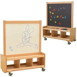 Obojstranná kriedová a magnetická písacia tabuľa