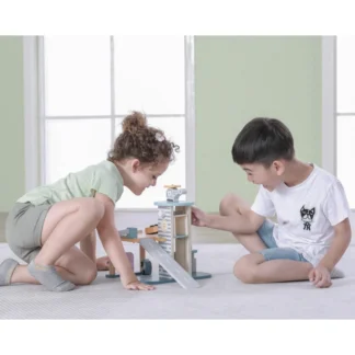 Parkovacia garáž VIGA PolarB s vrtuľníkom a autíčkami