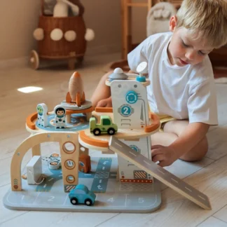 Parkovacia stanica s dreveným priestorom