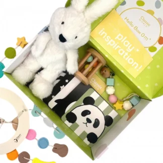 Pastel Baby Box Prvé hračky pre deti od 0 do 6 mesiacov