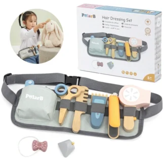 PolarB Drevená sada na kadernícke náradie Opasok