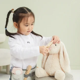 PolarB Drevená sada na kadernícke náradie Opasok