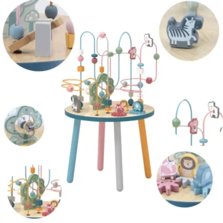 PolarB Drevený vzdelávací stôl Manipulatívny Prepletaný Montessori