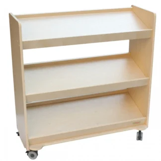 Polica na kolieskach - 3 police na príslušenstvo k tabuli STEM 800V x 800D