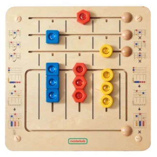 Puzzle na triedenie diamantov - Montessori vzdelávacia nástenná tabuľa