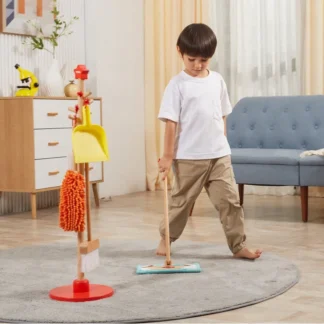 Sada drevených čistiacich nástrojov VIGA, 6 ks.