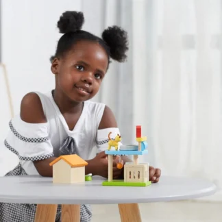 Sada drevených ihrísk VIGA pre domáce zvieratá