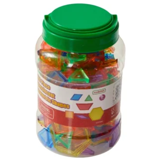 Sada mozaikových kociek Montessori Tangram, 140 ks.