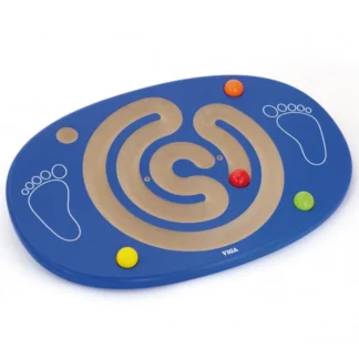 senzorická drevená balančná doska s bludiskom
