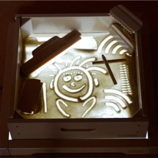 Senzorický rám - LED panel + sada príslušenstva na hranie v piesku