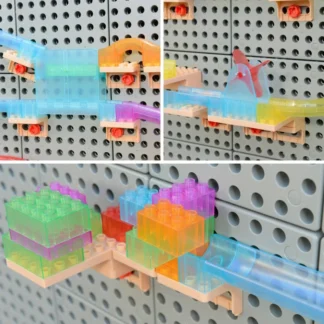 Stavebnica dráhy s guľôčkami STEM, 440 dielikov