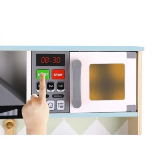 Veľká drevená detská kuchynka 10 kusov FSC