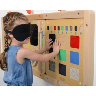 Vzdelávacia tabuľa Rozpoznávanie materiálov Textúry Hmat